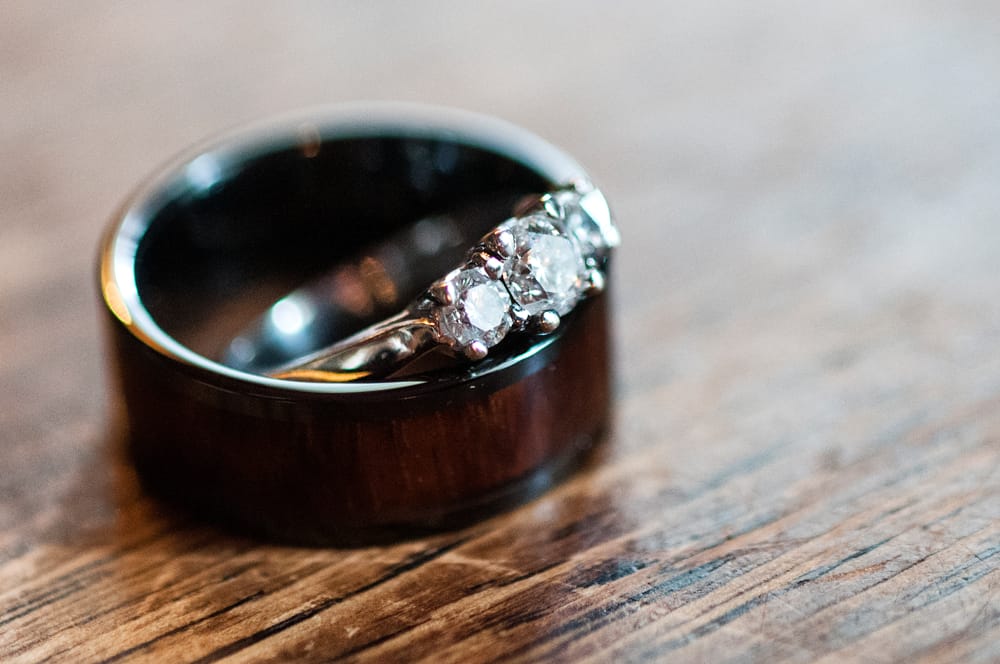 wood men's wedding ring