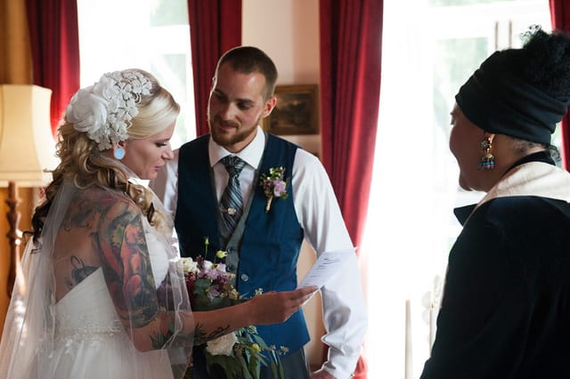 Irish wedding ceremony