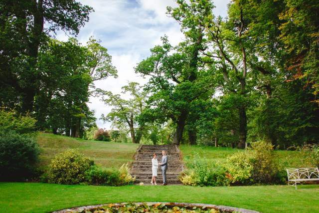 Irish garden elopement