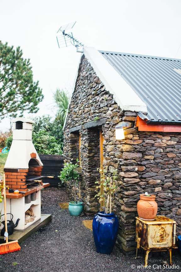 Irish cottage accommodation wedding preperations Winter Elopement in County Kerry, Ireland