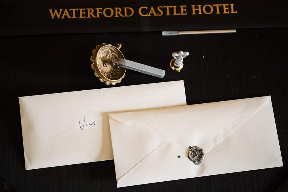 Castle elopement wedding vows 